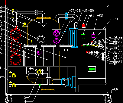 原理圖.png 變壓器絕緣油高真空濾油機自激振動消泡原理