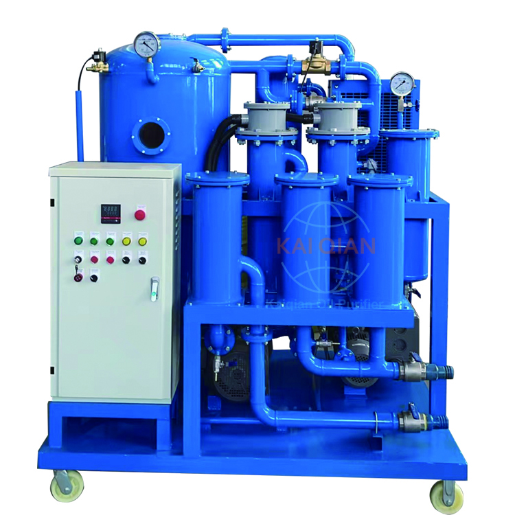 某某電廠雙級(jí)真空濾油機(jī)試機(jī)運(yùn)行現(xiàn)場！